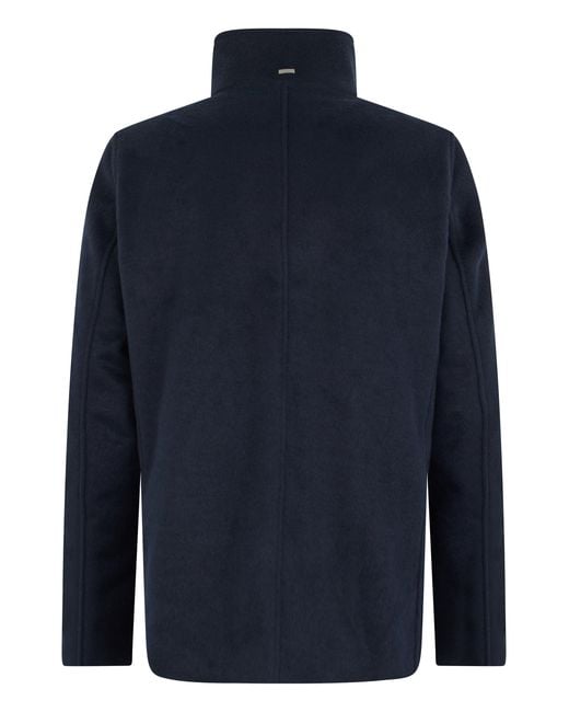 Herno Blue Jacket With Double-Breasted Closure for men
