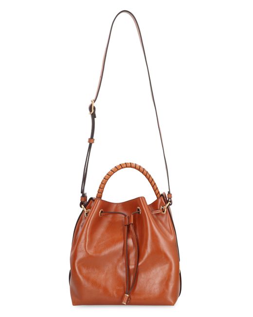 Chloé Brown Bucket Bag Marcie