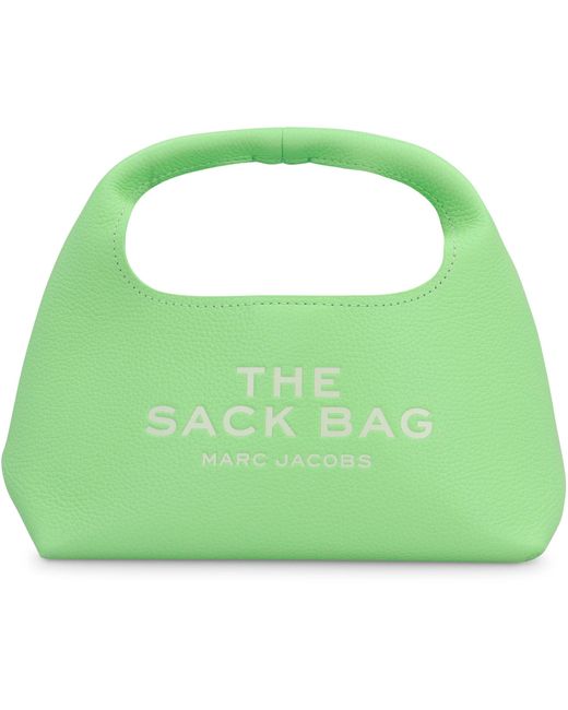 The Mini Sack Bag in pelle di Marc Jacobs in Green