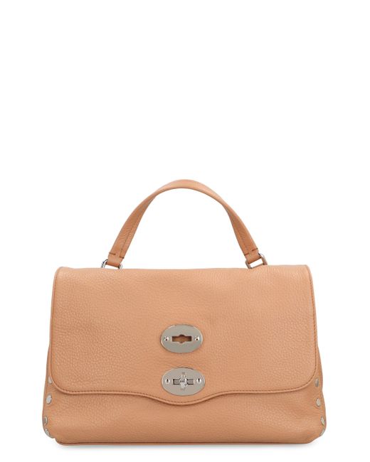 Borsa a mano Postina S in pelle di Zanellato in Brown