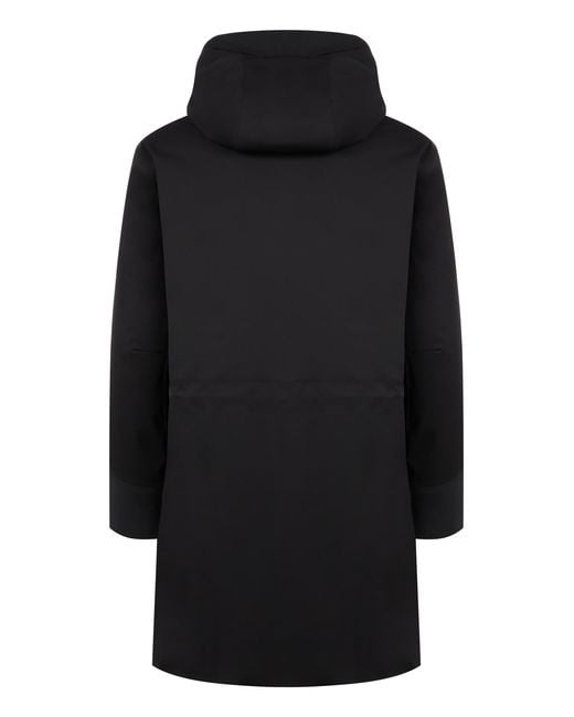 Fusalp Black Elon Hooded Parka for men