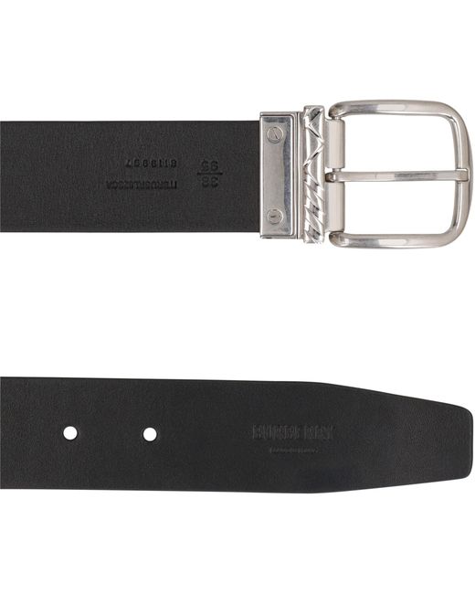Burberry Natural Reversible Belt With Buckle for men