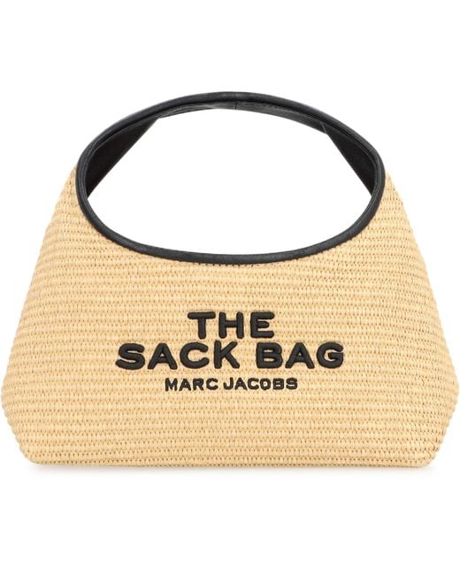 Marc Jacobs Brown The Woven Mini Sack Bag