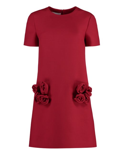 Valentino Red Crêpe Couture Dress