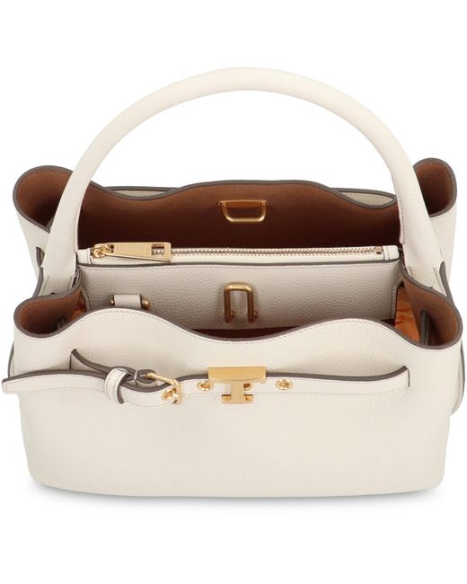 Tod's Natural Mini Leather Handbag