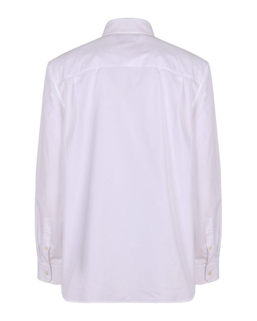 Gucci White Cotton Shirt for men