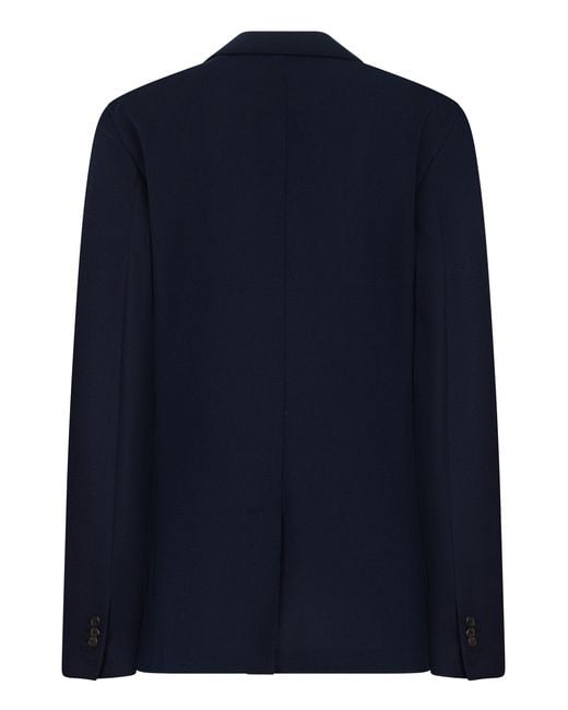 Slowear Blue Single-Breasted Cotton Blazer for men