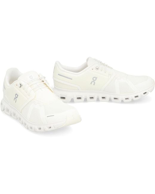 On Shoes White Cloud 6 Low-Top Sneakers