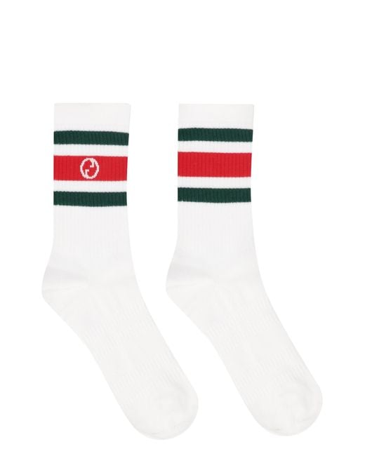 Gucci Red Cotton Socks