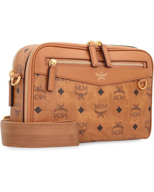 Camera bag Diamond in canvas di MCM in Brown da Uomo