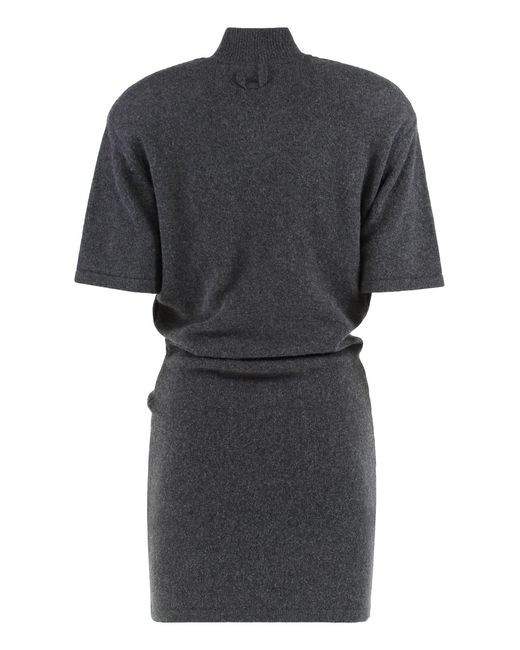 Abito in maglia Castagna di Jacquemus in Black
