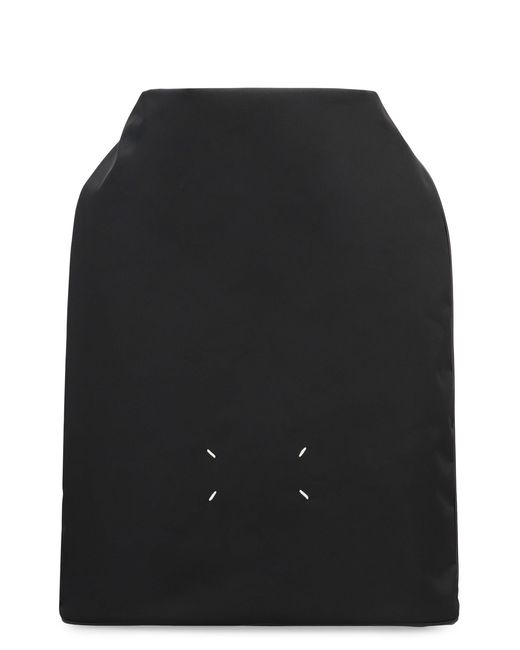 Maison Margiela Black Backpack Roll Up Polyamide Backpacks
