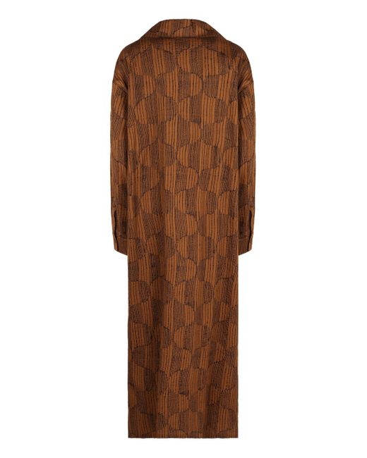 Abito Edwige in cotone di Max Mara in Brown