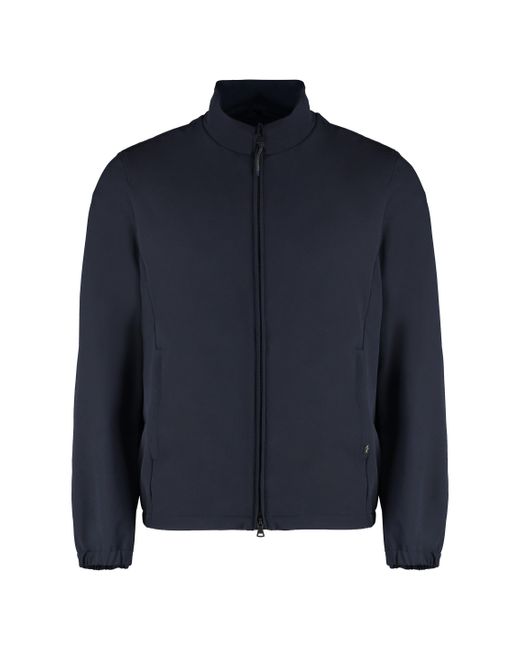 Paul & Shark Blue Nylon Jacket for men