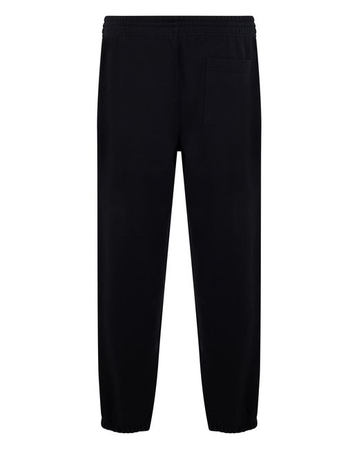 Burberry Blue Relaxed Fit Sports Pants With Elastic Waistband for men