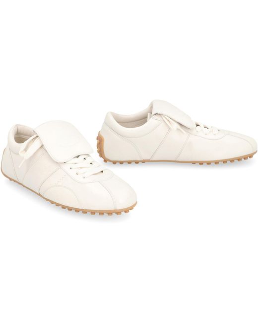 Tod's White Leather T-Marathon Sneakers for men