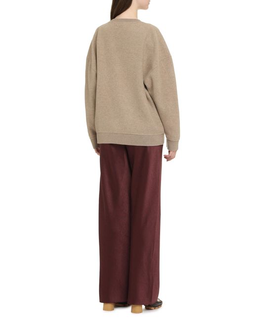 Max Mara Brown Elvira Luxe Wool And Cashmere Sweater