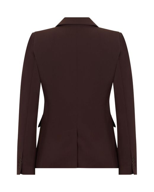 P.A.R.O.S.H. Brown Single-Breasted Blazer