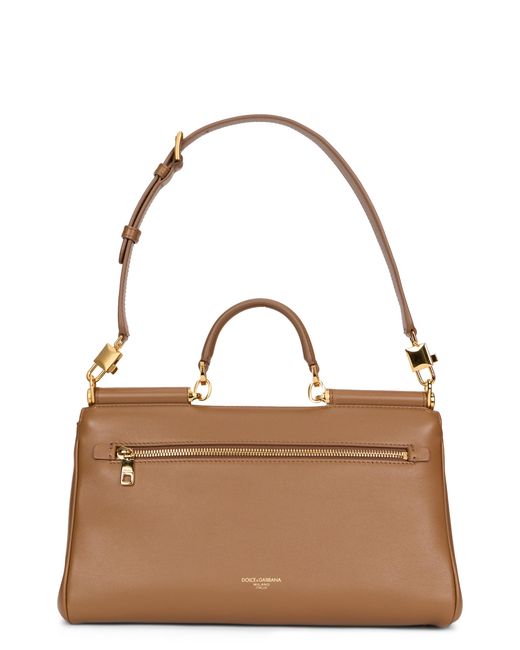 Dolce & Gabbana Brown Handbag My Sicily