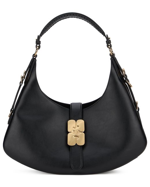 Ganni Black Shoulder Bag Kat Small