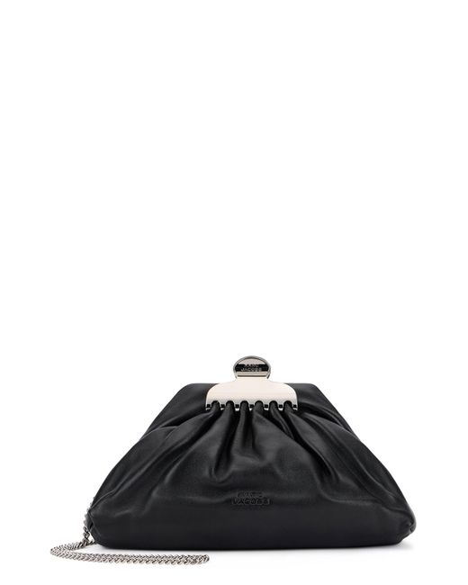 Marc Jacobs Black Small Clutch Claw Clip