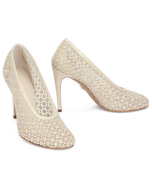 Ferragamo White Pumps