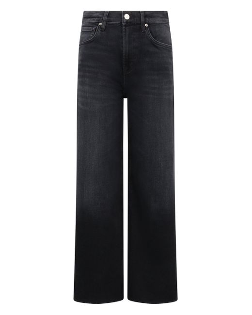 Citizens of Humanity Blue Lyra Raw Cut Hem Jeans