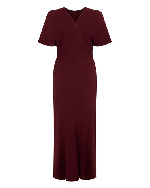 Victoria Beckham Red Long Dress Bela