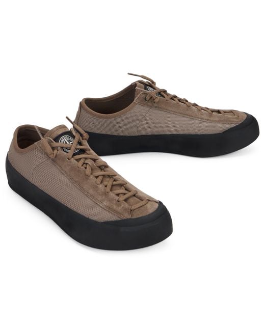 Stone Island Brown Sneakers S100010 Poly Mesh for men