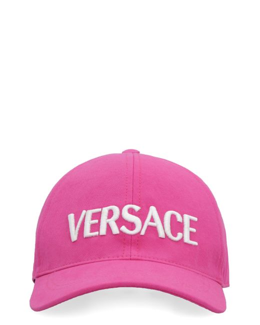 Versace Pink Logo Baseball Cap