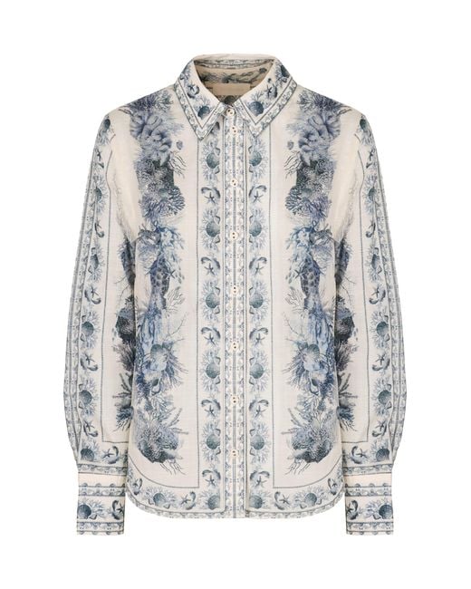 Zimmermann Gray Wanderlust Shirt