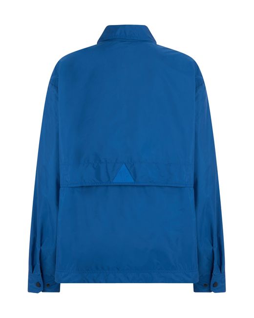 Moncler Blue Jacket Shirt Foldable Brive for men