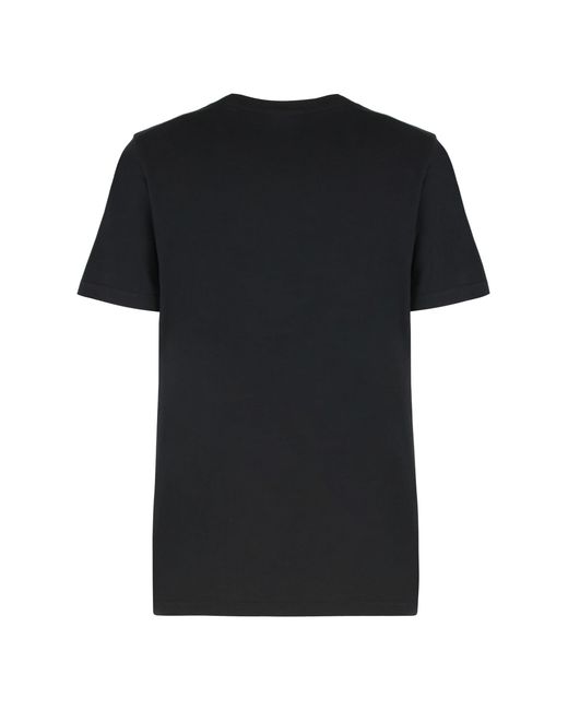 Maison Kitsuné Black Crew Neck T-Shirt