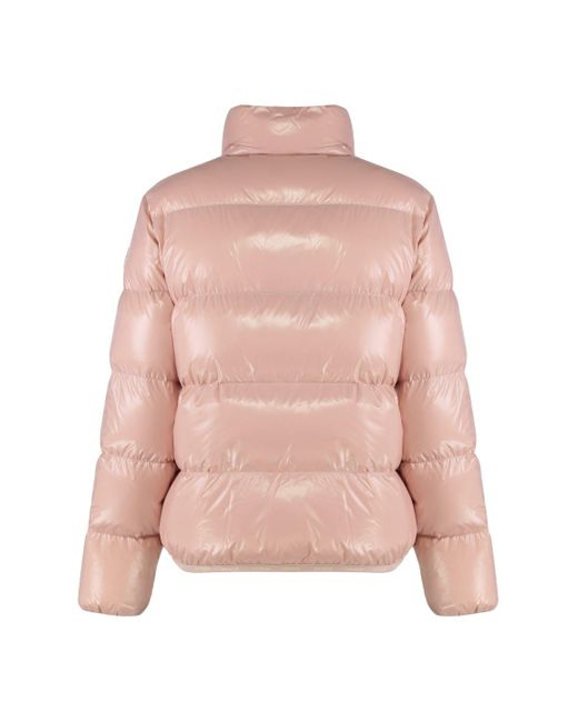 Moncler Pink Abbadia Short Down Jacket