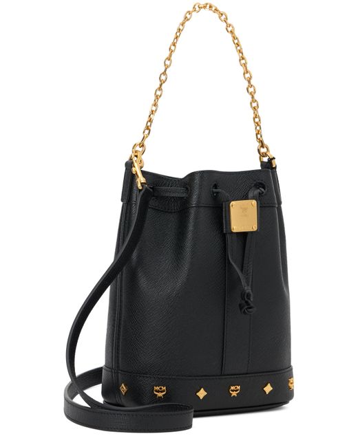 Borsa a secchiello di MCM in Black