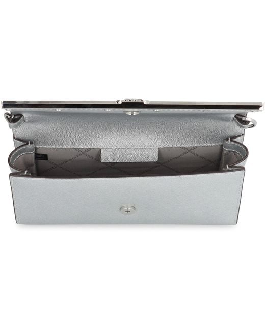 Pochette Mona in pelle di MICHAEL Michael Kors in Metallic