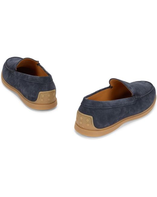 Tod's Blue Loafer To Slipper for men
