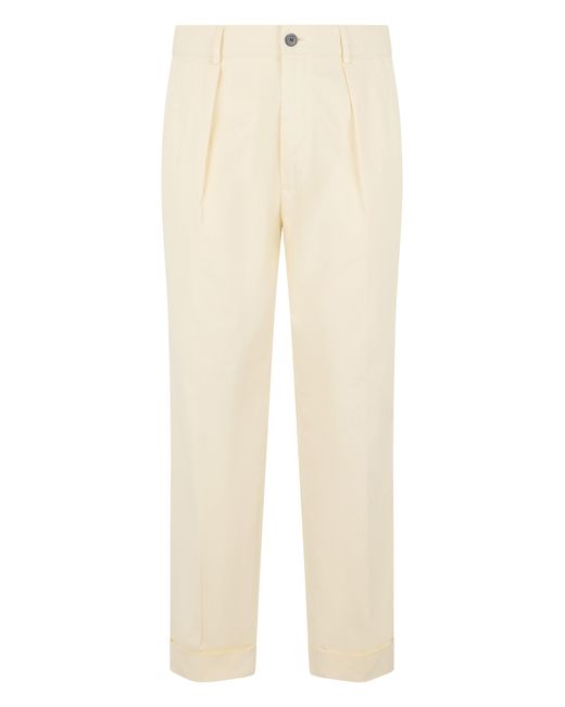 Slowear Natural Tailored Regular Fit Trousers for men