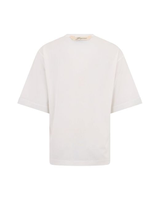 Jacquemus White Basic Short-Sleeve T-Shirt