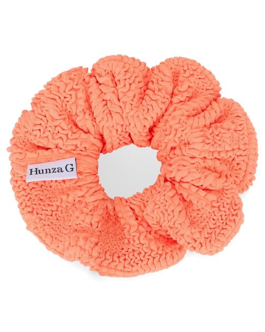 Hunza G Red Scrunchie