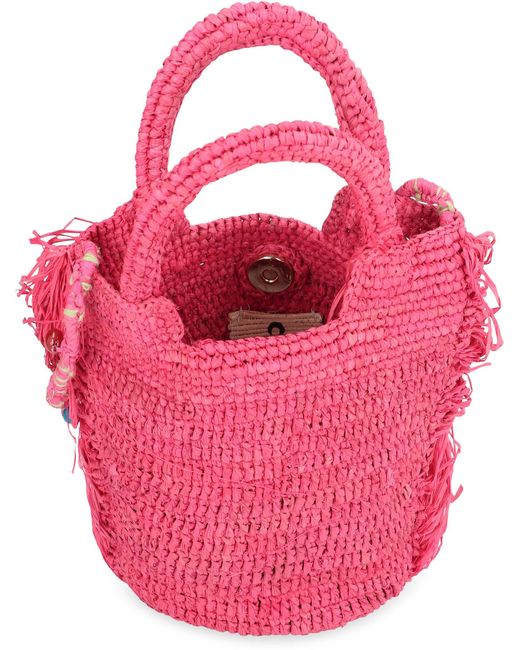 MADE FOR A WOMAN Red Kifafa Handbag