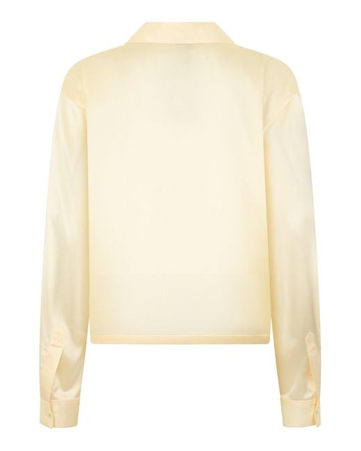 Tom Ford Natural Silk Stretch Blouse