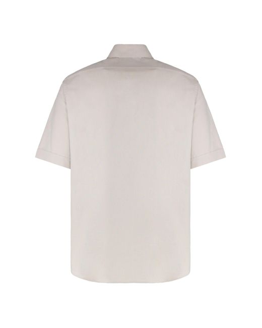 Fendi Natural Oxford Shirt for men