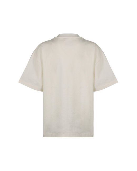 Jil Sander White Oversize Cotton T-Shirt