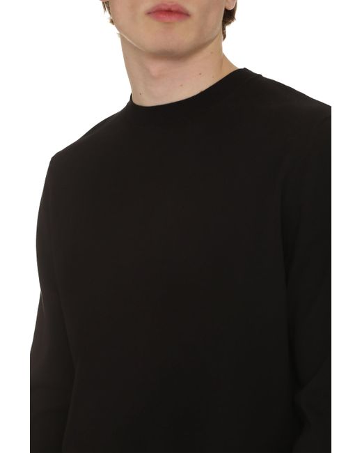 Jil Sander Black Cotton T-Shirt for men