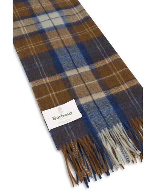 Sciarpa A Quadri di Barbour in Multicolor da Uomo
