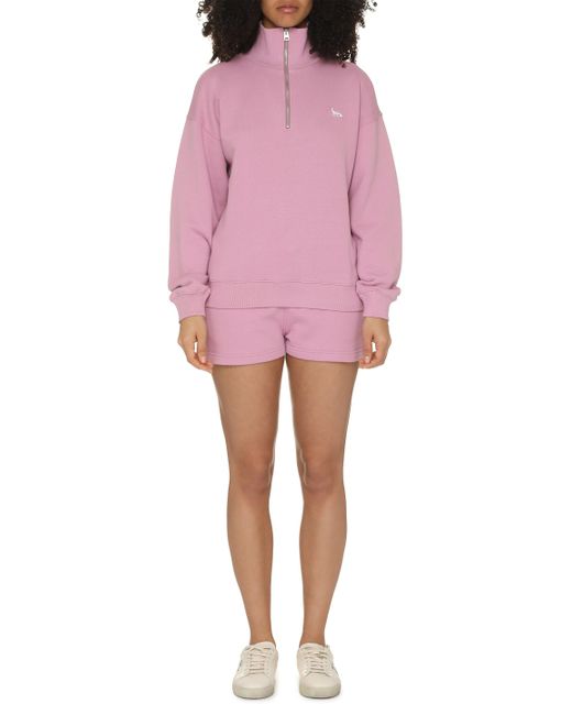 Maison Kitsuné Pink Cotton Sweatshirt