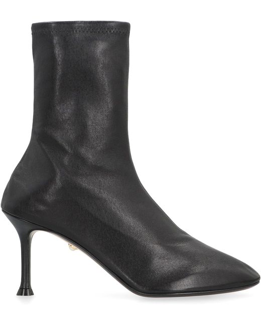 ALEVI Black Etienne Leather Ankle Boots