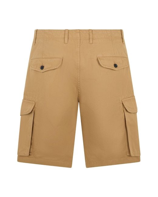 Slowear Natural Bermuda Cargo for men