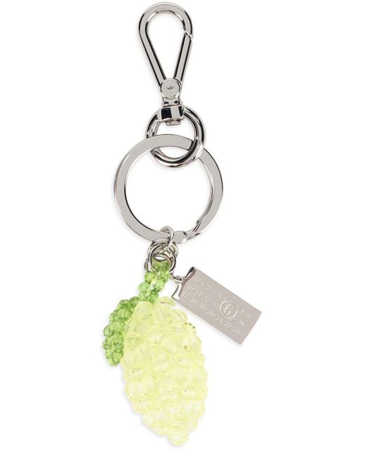 MM6 by Maison Margiela Metallic Lemon-Shaped Keychain